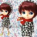 30% OFF - LAST SET - Girlish houndstooth coat set outfit for Blythe doll - last set