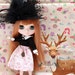 LAST SET - Girlish Miss Hater dress set for Blythe doll