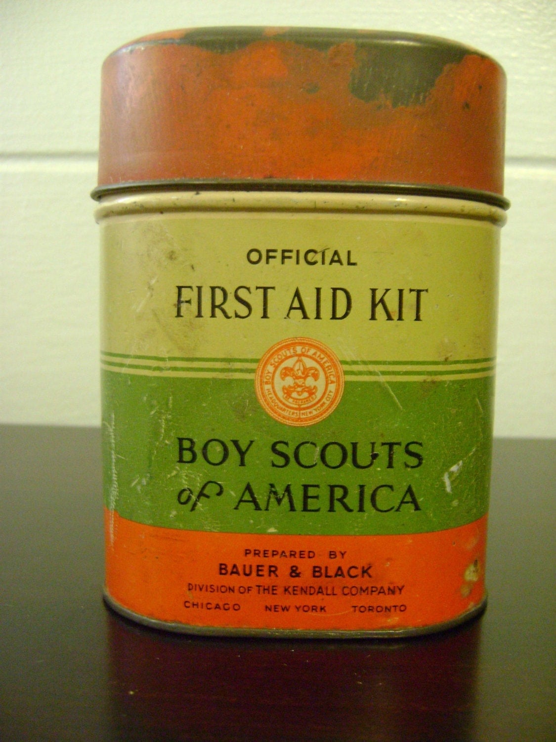 1932 Official First Aid Kit for Boy Scouts of America