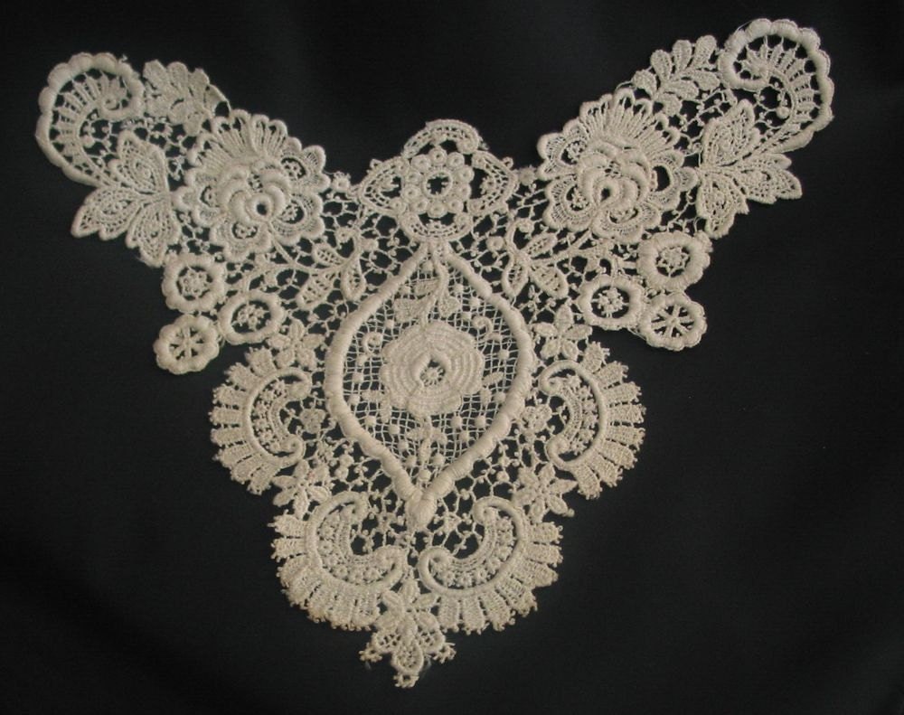 Antique Victorian Lace Applique Trim
