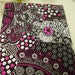 I Pad Cover in Black, White and Bright Pink Paisley Print by Marie Osmond - IP04