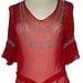 Vintage Jean Patou beaded dress in red silk with beading 1920s flapper 20s French
