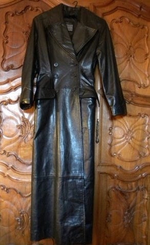 vintage black leather Michael Hoban for North Beach Leather