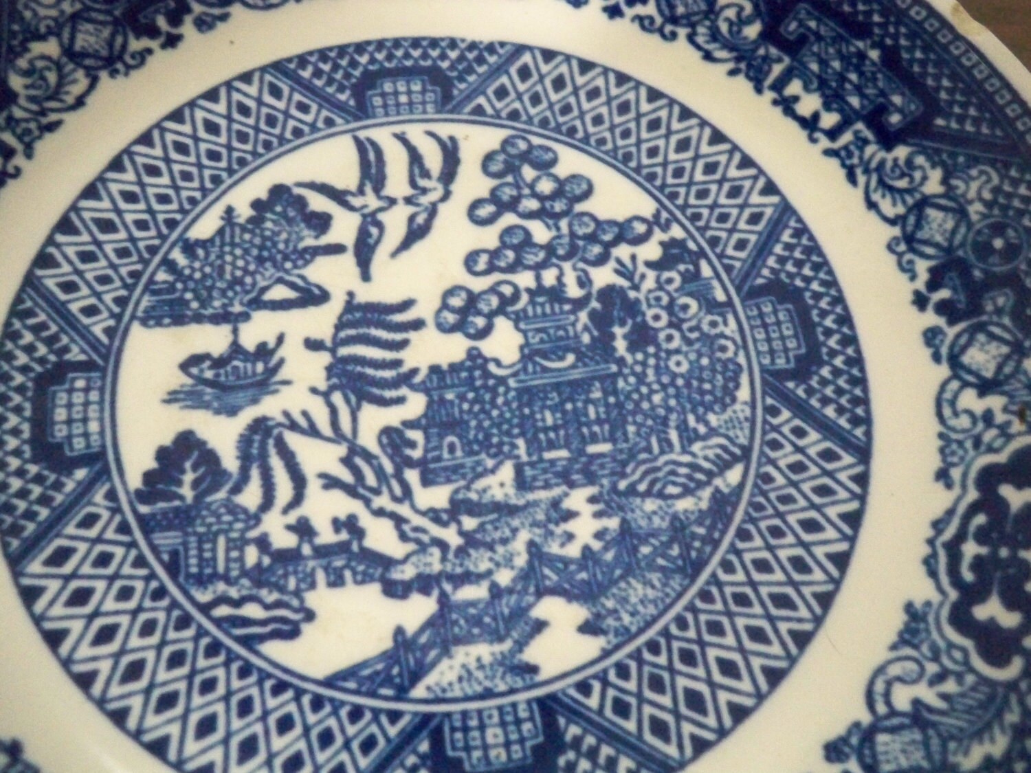 Willow Ware Royal China Plates