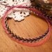 Feather Hair Extension kit with photo directions Purple Salmon GRIZZLY 3 feathers 9 to 12 inches