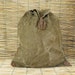 Vintage 1940's Soldie's Military WWII Washed Out Green Canvas Backpack