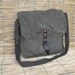 Vintage 1970's Army Cotton Canvas Messenger Bag