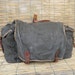 Vintage Military Washed Out Green Backpack