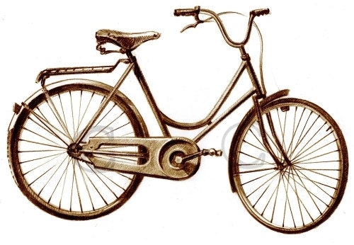 Vintage Bicycle Drawing