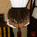 Bustle Belt Overskirt - New Design - 3 Layer, Sz. XS/S - Seafoam, Espresso, & Caramel - Fits up to 43" Waist