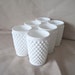 Fenton Hobnail Milk Glass 6 x 5 oz Juice Tumblers 3945 MI