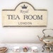 Vintage Style English Tea Shop Sign