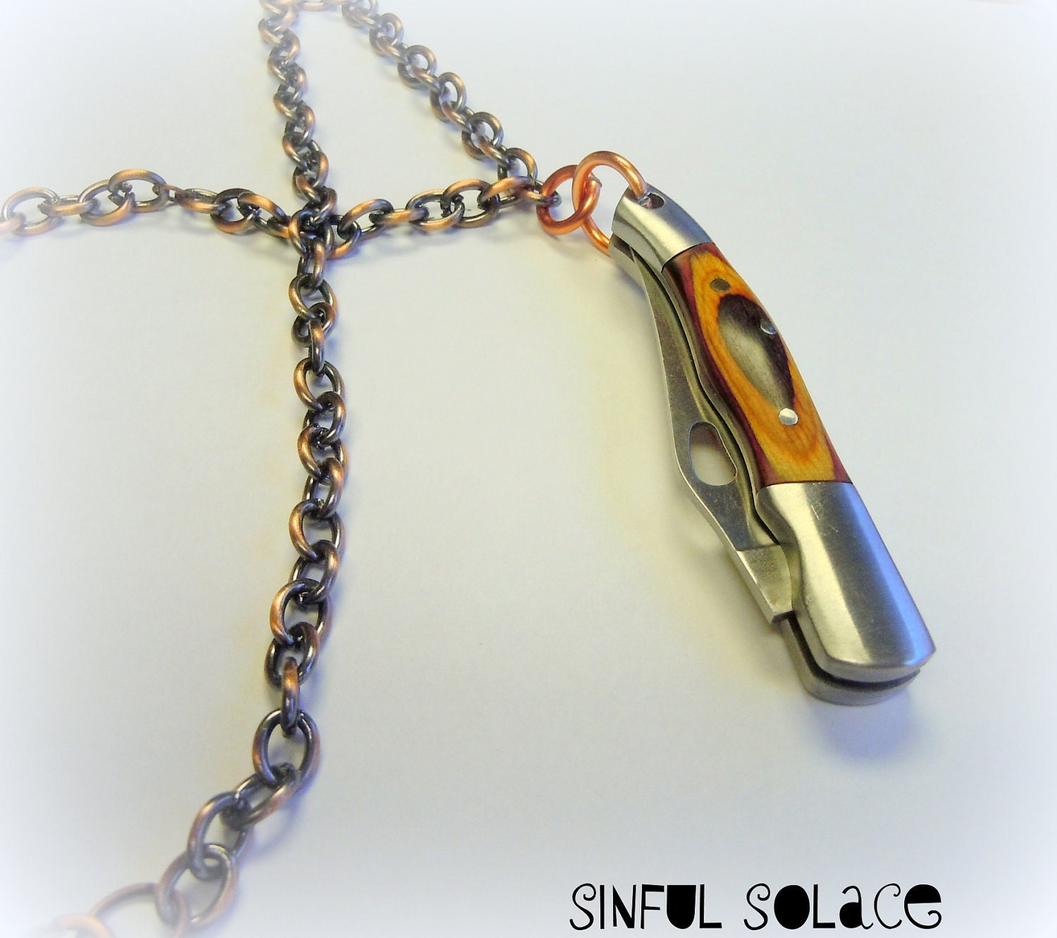 The Pocket Knife NECKLACE for Men or Women Bad Ass Goodness