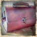 DOCTOR NAS /// 1980s Brown Nas Structured Doctor Bag