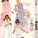 McCall's 9302 Children's Nightgown, Pajamas, Robe and Cap Pattern, UNCUT, Size Small