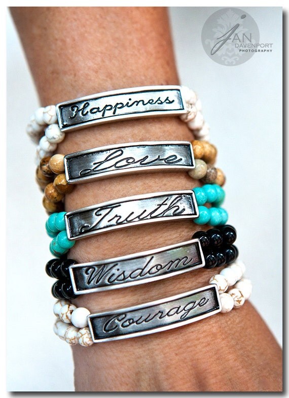 Inspirational bracelets