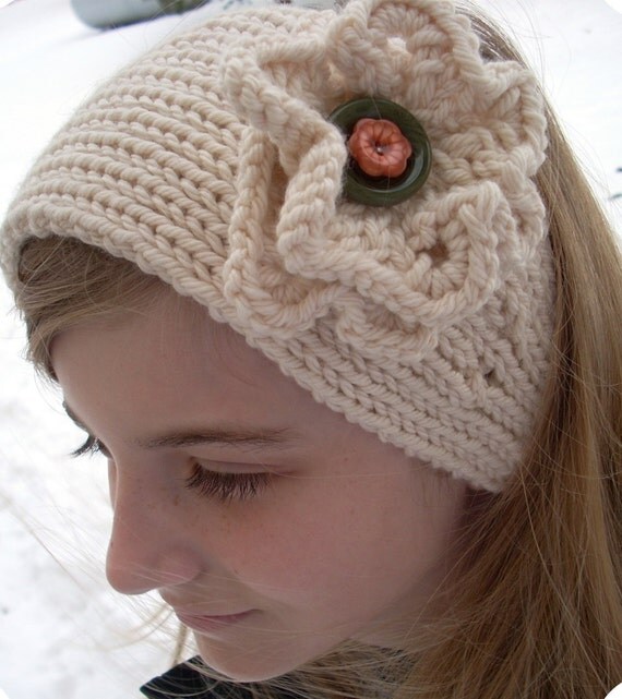 Knit Headband Pattern-Headband Pattern-Winter Hat Pattern-Easy