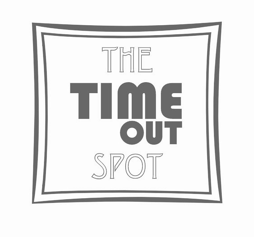Vinyl Wall Decal Time Out Spot Many Color by LivingCreatively