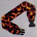 Dog Cooler Collar Fabric Neck Band Cooling Bandana Buckle Adjustable Sz M 14 to 18 inch Black Hot Rod Flames itsyourcountry