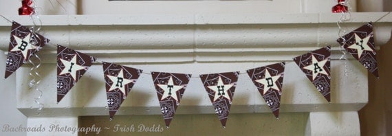 Western Cowboy Cowgirl Hoe Down Birthday Party Custom Banner Il_570xn