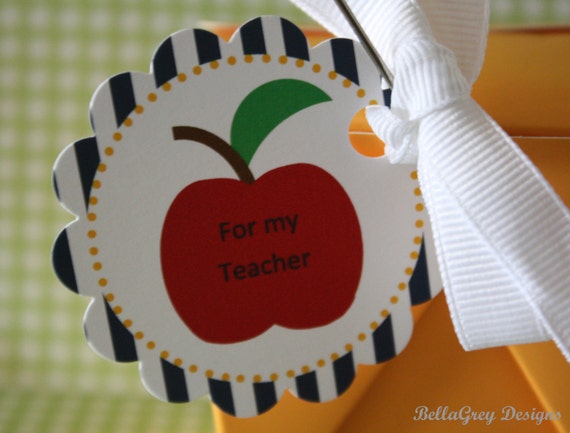 CUSTOM Favor Tags - Custom School Days Collection - by BellaGrey Designs Il_570xn