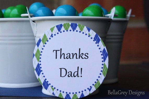 Father's Day Birthday Party Favor Tags Printable Il_570xn