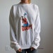 Vintage 80s White Goofy Pullover Sweater