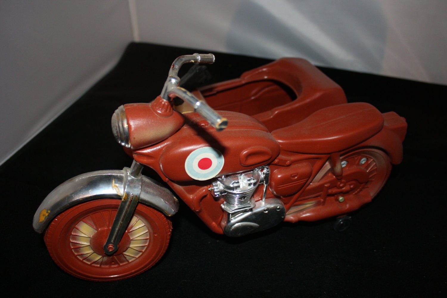 Vintage 1964 GI Joe Motorcycle Sidecar Toy Irwin Model 5651