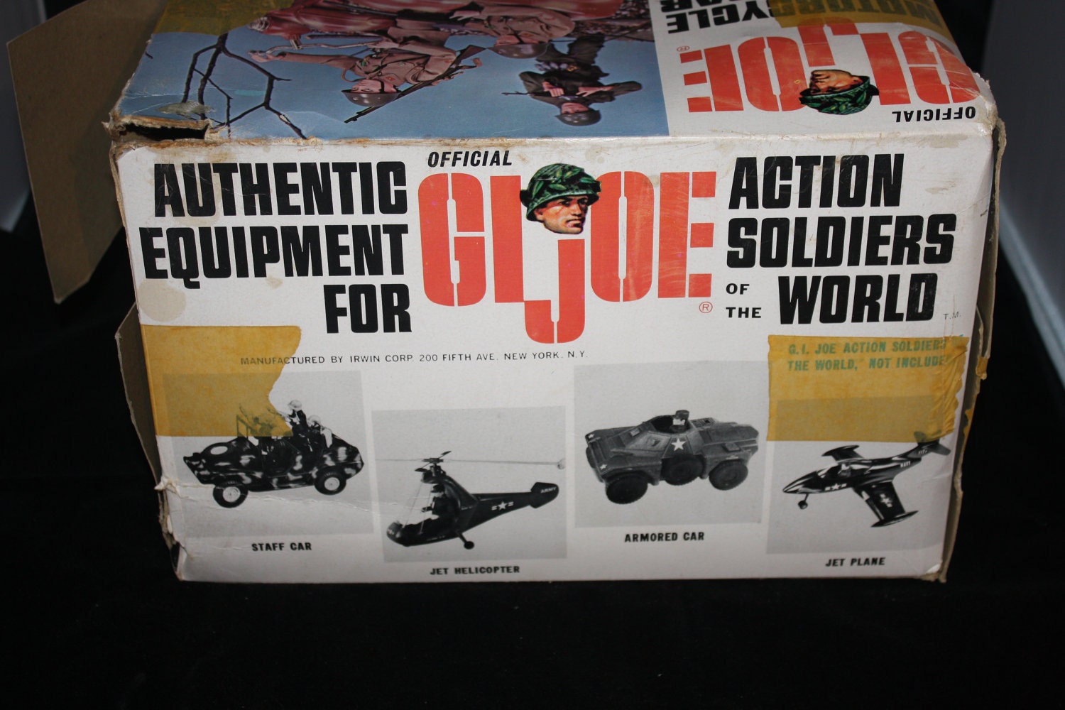 Vintage 1964 GI Joe Motorcycle Sidecar Toy Irwin Model 5651