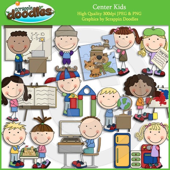 Center Kids Clip Art