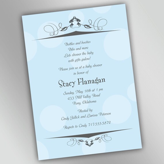 Polka Dots Baby Shower Invites Bridal Shower Invitations