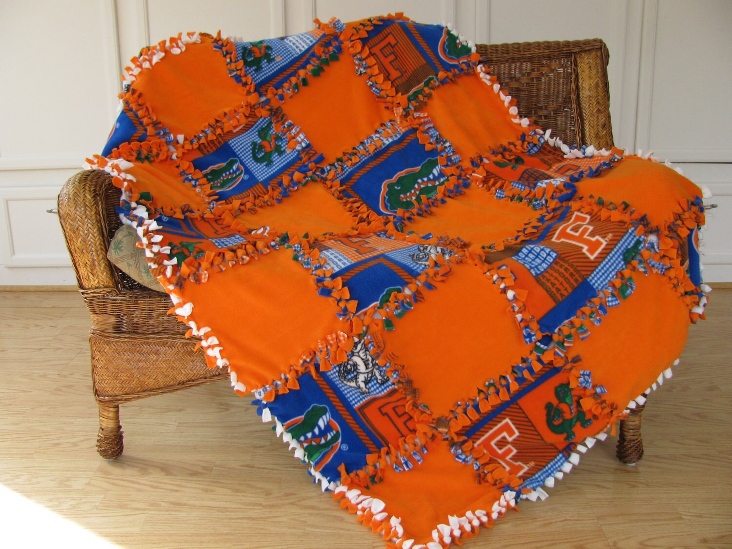 University of Florida Gators Patchwork Fleece Blanket