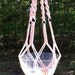 PEACH BLACKBERRY Macrame Plant Hanger HS100