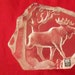 Swedish Mats Jonasson Lead Crystal Moose or Elk Sculpture Paperweight or Display