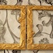 Vintage Golden Dragon Picture Frame Set of 2 Chinese Dragon Metal Frame