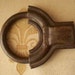Antique Sterling Lock Company Bull Ring Circular Lock With Skeleton Key