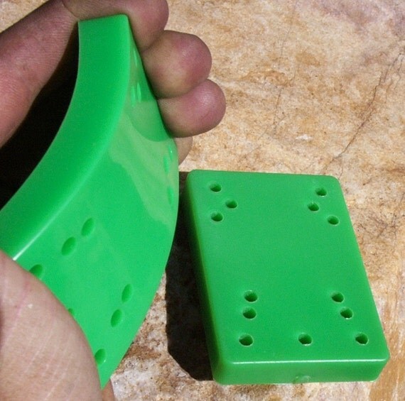 Items similar to Skateboard Pads Truck Risers Urethane 1/2" Multi Old