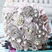 Deposit Brooch Jeweled Bridal Bouquet MEDIUM Size Rhinestone Bridal Bouquet Custom Made