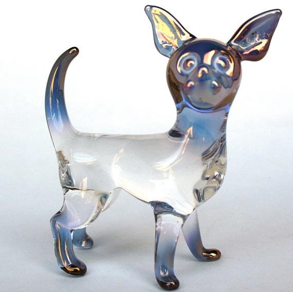 crystal chihuahua figurine