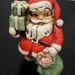 Vintage Santa Bank with presents and toys sack ready for the chimmney made in japan