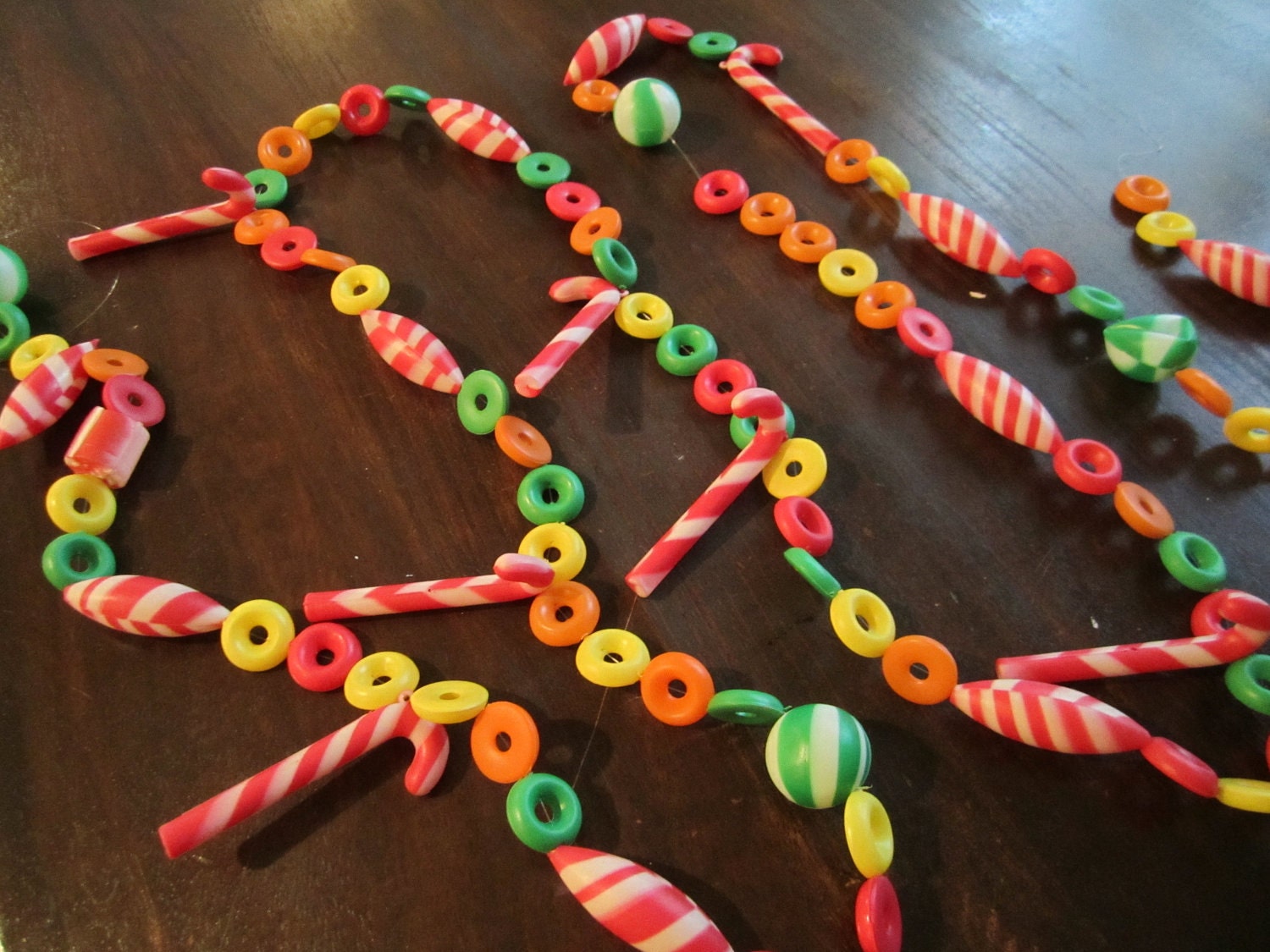 Vintage Christmas Candy Garland 9 feet