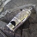 Vintage Whistle Necklace Sterling Silver Relief Floral Design