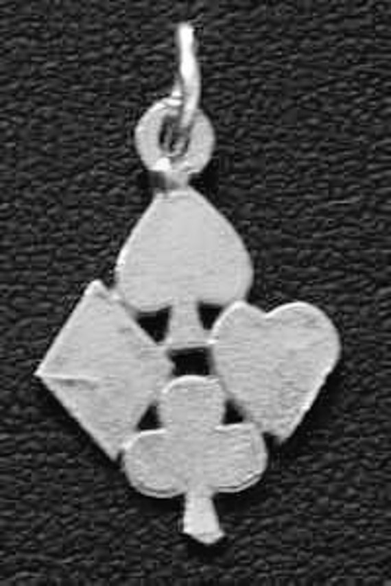 clover hearts diamonds spades silver playing by princeofdiamonds