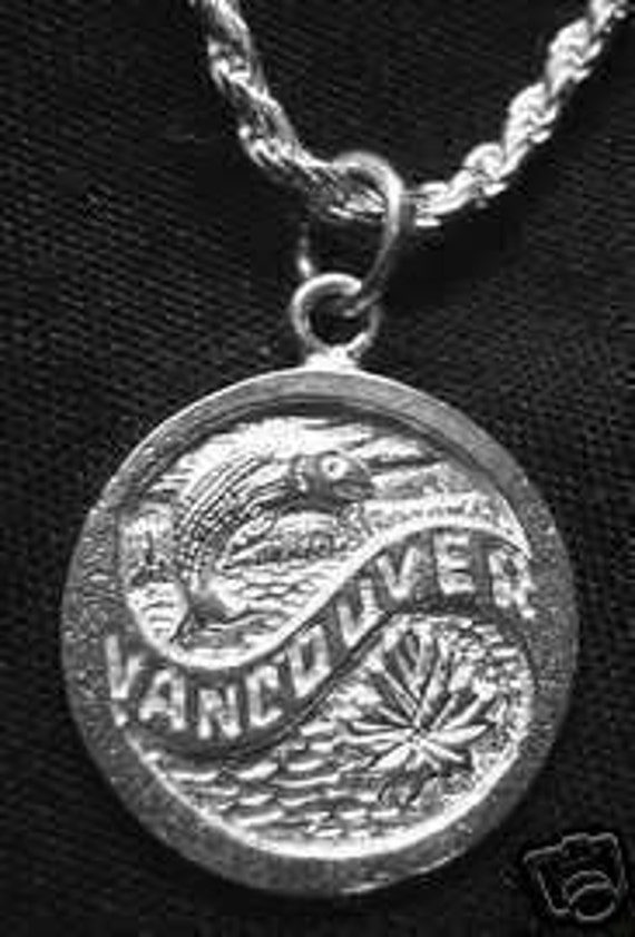 vancouver canada fish sterling silver charm Real Sterling silver 925 ...