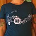 Tractor Love - Womens T Shirt - EXTRA LARGE - Hand Screen Printed