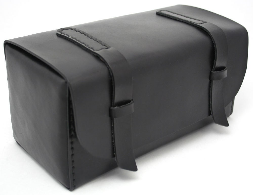 Leather Dopp Kit Black