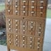 Vintage Library Card Catalog by Remington Rand