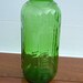 Vintage Green Prune Juice Bottle