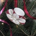 Vintage Christmas Ornament Teacup and Saucer