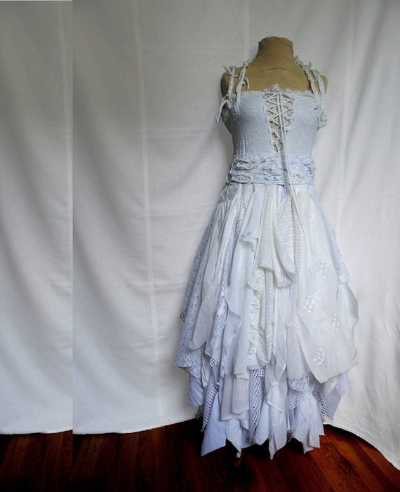 Dress. skirt Eco Sweet fairy Cat Romantic Wedding  Tattered :D Fairy Funky Style wedding